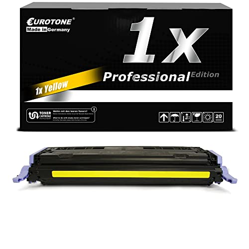 EuroPro Toner Compatible para HP LaserJet CP2600 reemplaza Q6002A 124A