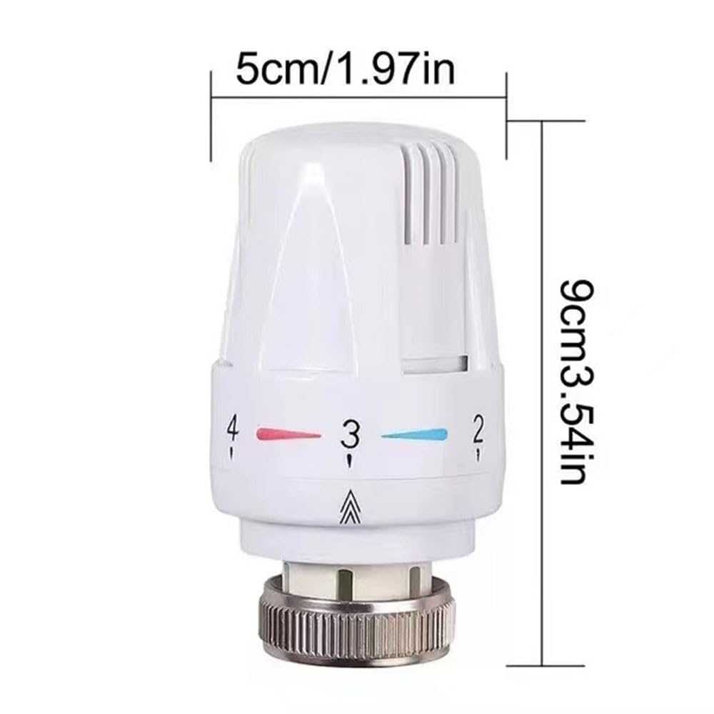 yufana Thermostatic Head Connection, Thermostatic Head Type, Temperature Control Valves, Thermostat Radiator Head - Image 2