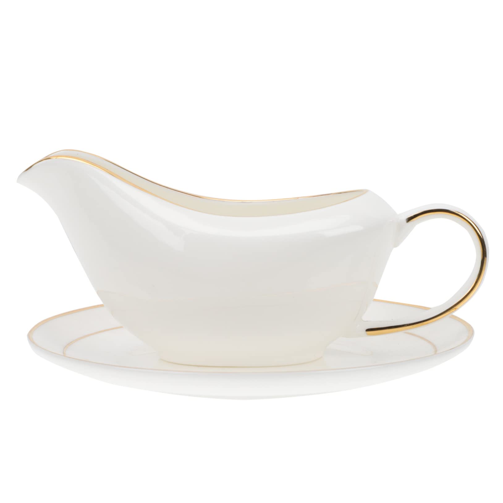 Unomor 1 Set Steak Sauce Pot Coffe Creamer Dispense Holder Sauce Pitcher Porcelain Saucer Sauce Boats Coffee Container Boat Saucer Gravy Pitcher Condiment Bowls Soy Creamer Ceramics