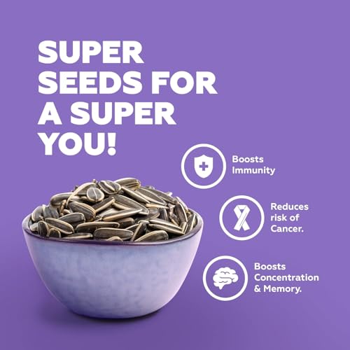 Image of Yogabar Pumpkin Seeds Unroasted Rich in Protein and Fiber Superfood - 250g, Sunflower Seeds for Eating Protein and Fibre 250gm (Pack of 2)