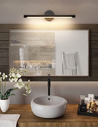 Jusheng Picture Lights Hardwired Modern Picture Lights For Paintings Led Wall Art Light Black Gallery Display Light Artwork Lighting 24.21'' Inch 14W 3000K Warm White #TOP7