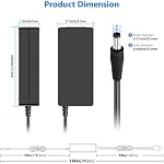 Neewer AC 100-240V to DC 12V 5A 60W Power Supply Adapter with 6.5 feet/2 Meters Power Cable Compatible with 660 960 LED Video Light and Max. 12V 5A 60W Ring Light (US Plug)