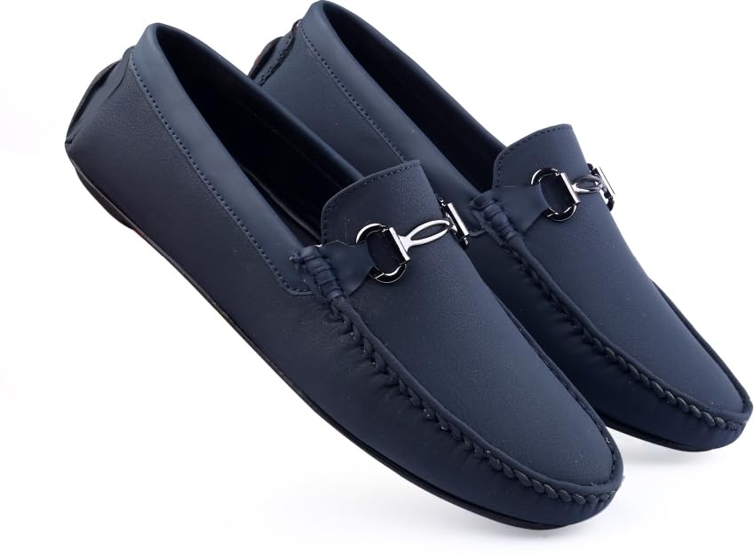 Image of WUGATTI Men's Suede Stylish, Comfortable & Casual Slip-On Loafers