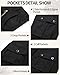 GSGGIG Womens Cargo Pants with Pockets Outdoor Casual Ripstop Camo Military Combat Construction Work Pants G2039G Black 16