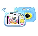 ➤ Kleinkindkamera mit lustigem Fotorahmen: Der lustige Fotorahmen, die geringe Größe, das geringe Gewicht und die kompakte und einfache Schaltfläche machen diese Digitalkamera perfekt für Kinder. Die spezielle Fotorahmenfunktion sorgt für mehr Spaß und steigert die Kreativität der Kinder. Außerdem befindet sich ein Schlüsselband im Lieferumfang. Damit verlieren Kinder ihre Kamera nicht und können die Minikamera am Hals aufhängen, wenn sie müde werden.