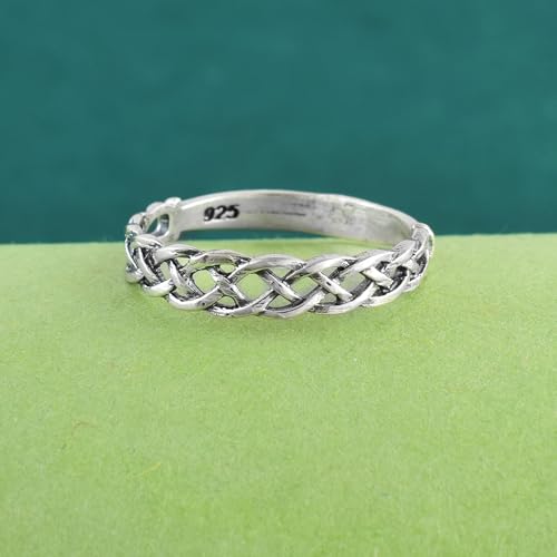 Image of 925 Sterling Silver Plain Band Ring for Men & Women | Pure Silver Unisex | Hallmarked Silver Ring for Daily Use | Gift for him her | Chandi Ring | Thumb Ring |Couple Rings