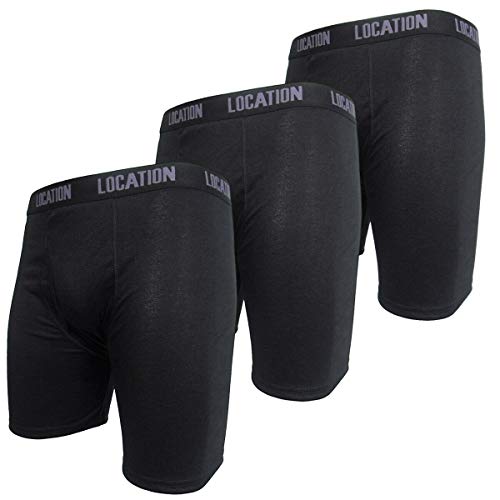 Herren-Boxershorts, 3er-Pack, längere Beine, Boxershorts für Erwachsene Gr. 3XL, Mustang 1