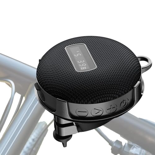 Ruiqas Bluetooth Altavoces Bicicleta Altavoces Inalámbricos Portable al Aire Libre Impermeable Altavoces Inalámbricos Bluetooth para Ciclismo Camping Senderismo