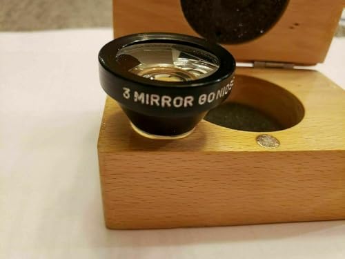 KASHSURG Non Contact Aspheric 3 Mirror Gonioscope Lens with Wooden Case..