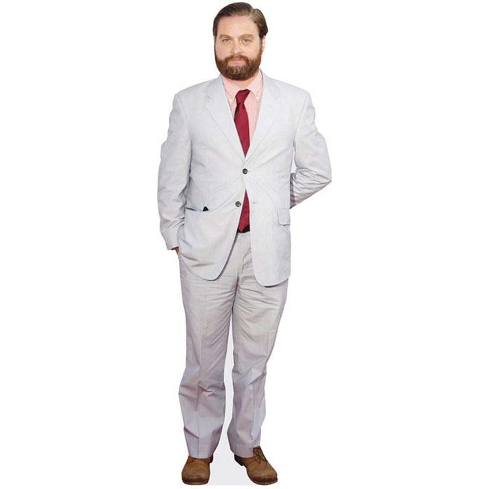Celebrity Cutouts Life Size Cutout Zach Galifianakis