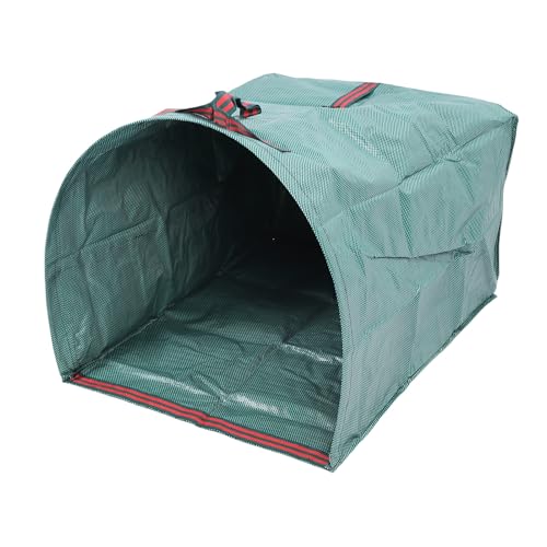 Omabeta Bolsa Recolectora de Hojas Tipo Recogedor, Resistente y Reutilizable, para Jardines y Patios, Material PP, Gran Capacidad (270L)