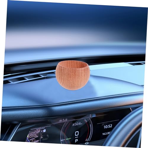 Difusor aromático eléctrico de madera color marrón claro miniatura 3