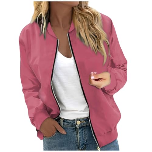Veste légère zippée pour femmes à coupe courte et manches longues