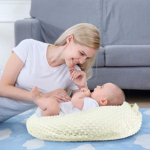 Capa removível para recém-nascido, supermacia, premium de bolinhas de pelúcia, resistente à água, pa