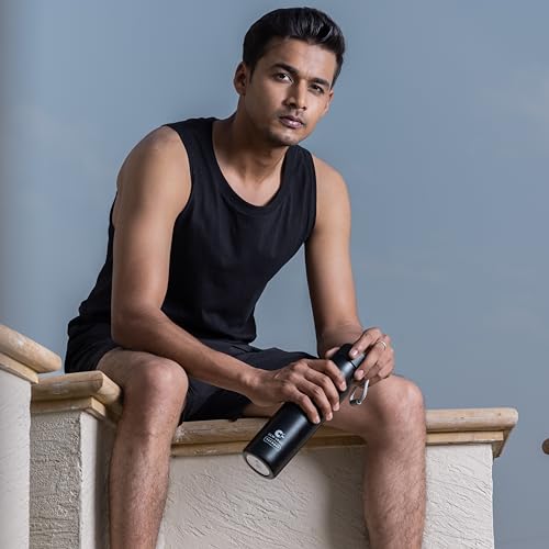 Image of CLAY CRAFT VACBOTT Kitkat Double Walled|18 Hours Hot and 24 Hours Cold Water Bottle Vacuum Insulated Flask Bottle|600ml, 1 Pcs, Water Bottles for School|Home|Gym|BIS Certified|1 Year Limited Warranty
