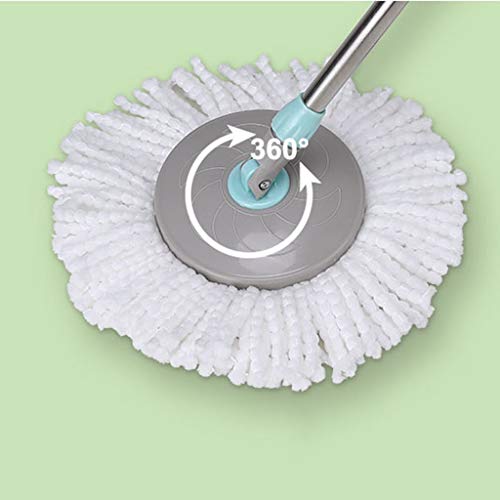 Balai à franges rotatif 360 microfibre nettoyage sol maison durable - 5