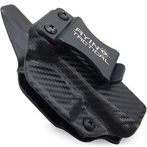 Concealed Carry IWB OWB Right-Handed Holster for Glock 43/43X, Can Be Used Inside The Waistband or Outside The Waistband, Optics Cut, Positive Adjustable Retention, Made in USA