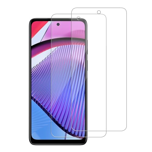 Heenjer 2 Pack for Motorola Moto G Power 5G (2023) [Not Fit for 2020-2022 Model] Screen Protector Tempered-Glass Micro-curved Edges Case Friendly Bubble Free HD Clear Easy Installation