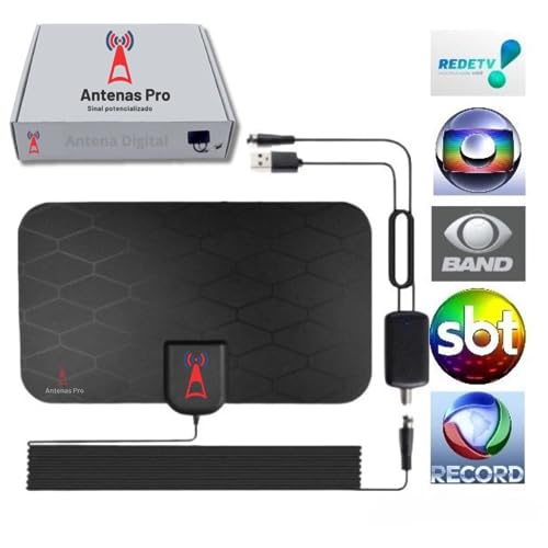 Antena digital Antena Interna Hdtv 4k Canal Aberto Hd Tv Digital Ultra canais gratuitos antena tv am