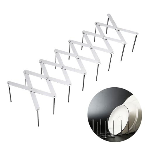 GSIUN Organizador Sartenes, Organizador Platos, Separador Sartenes de Acero Inoxidable,...