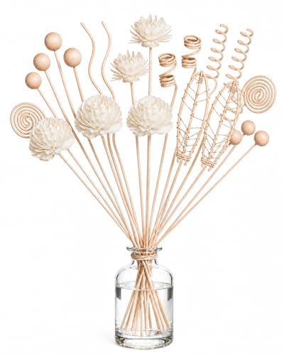 Set de 21 varillas decorativas para difusor de aroma