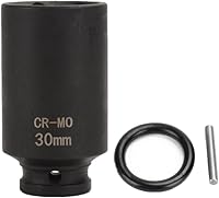 Vista 10 de FLZOSPER Toma de impacto de 6 puntos de 1/2 pulgada x 0.394 in de profundidad, 42 CR-MO