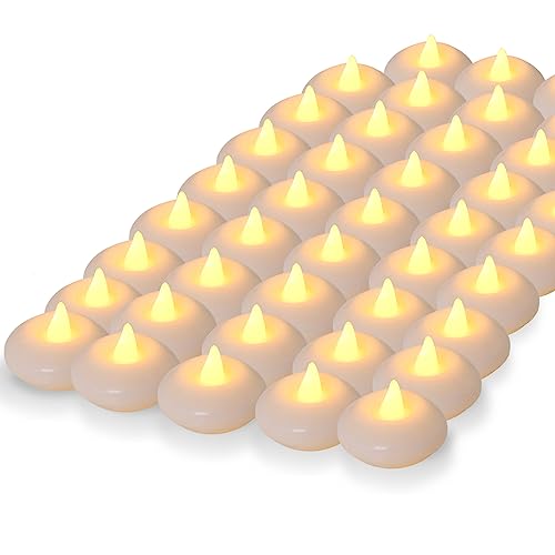 Bougies flottantes à DEL sans flamme pour sécuriser votre bain et vos fêtes