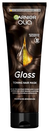 Olia Gloss Toning Hair Mask Repariert bis zu 1 Jahr Haarschäden bis zu 72h sichtbarer Glanz intensiviert die Haarfarbe bis zu 6 Haarwäschen wie eine Haarmaske anwendbar Expensive Brunette