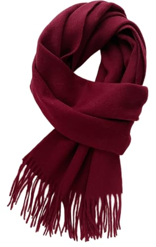 INOGIH Large Cashmere-Feel Scarf and Wraps for Women, Winter Fall Warm Soft Pashmina Wraps for Evening Dresses, Weddings
