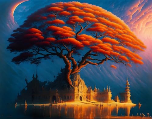 Toile murale Le Vieux Monde Meechi pour remplacer poster papier fragile 50x70