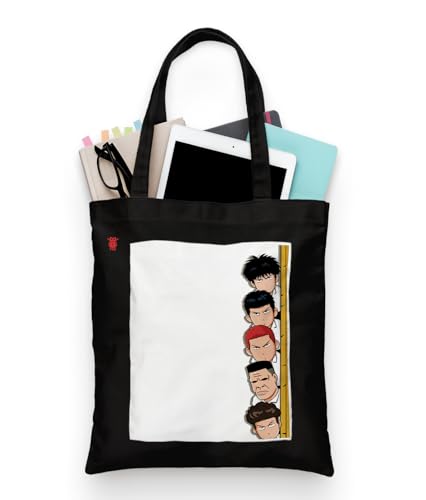 Image of ZORI Black Tote Bag With Pocket Printed Designed Canvas Tote Bags For Women large capacity,Tote bag For Shopping, College, Travel, More Canvas Handbag For Unisex Bag