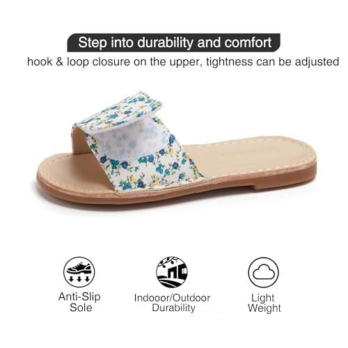 Image of THEE BRON Girls Cute Slip-On Slippers Stylish Sandals for Toddlers & Kids