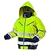 Produktbild NEO TOOLS Thermo Warnschutzjacke EN 20471 Warnjacke orange Neon gelb Arbeitsjacke Warnschutz Sicherheitsjacke XXL Neongelb