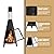 BDL Chiminea Outdoor Fireplace Outdoor Wood Burning Fire Pit Free Standing Fireplace with Log Grate, Mesh Screen for Patio, Backyard, Garden-Black