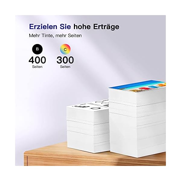 545XL 546XL Multipack Kompatibel für Canon Druckerpatronen 545 546 für Canon Pixma MX495 TR4550 TR4551 MG2550s MG2555s TS3150 TS3151 MG3050 MG3051 MG2950 iP2850 TS205 (Schwarz, Farbe) – Bild 4
