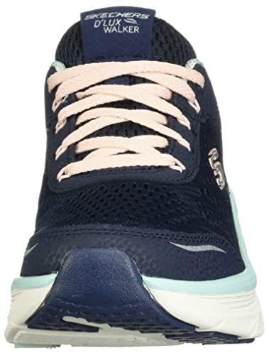Image of Skechers Women's D'lux Walker-Infinite Motion Sneaker,, Navy /Light Blue, 6