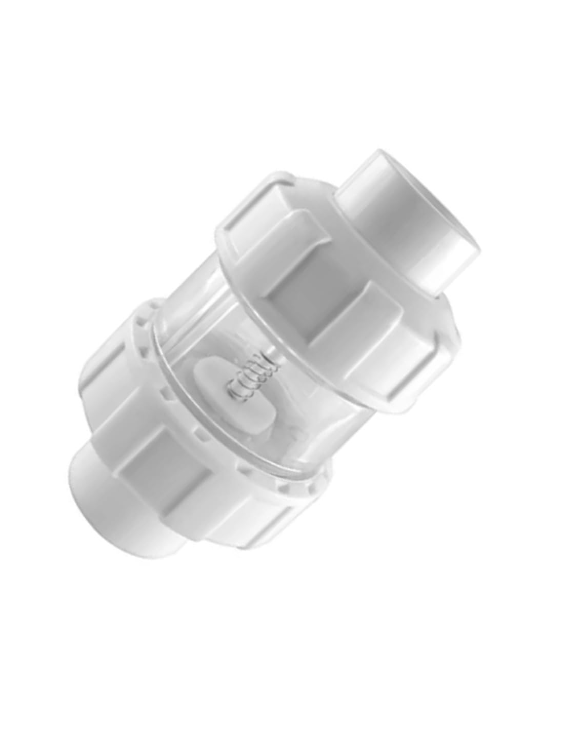 Zawór zwrotny do akwarium z PCV, antysyfon zwrotny do akwarium, 1 szt(White,20mm)