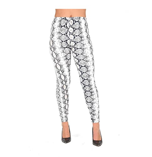 FASHION 7STAR Legging décontracté pour femme Imprimé serpent Taille haute, Imprimé serpent, 48-50 Cover