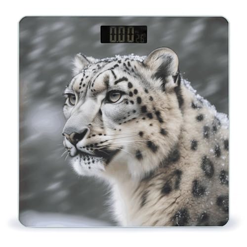 Báscula Digital para Baño Snow Leopard con Pantalla LCD miniatura 1