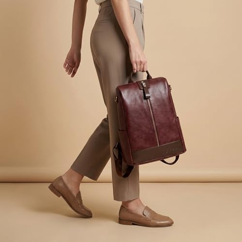 Image of VISMIINTREND Backpack for Women | Stylish Vegan Leather Backpack Bags for Women | College Bag for Girls | Office, Travel & Daily Use