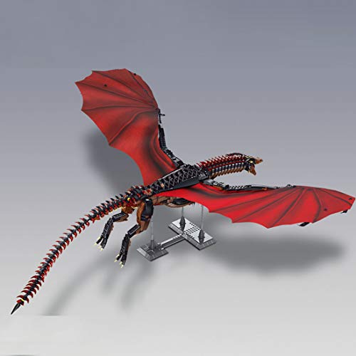 Fujinfeng Mech Drache, 1889 Klemmbausteine Drache Spielzeug Western Mythos Eisdrache Konstruktionsspielzeug, Luxuriöses… – Bild 4