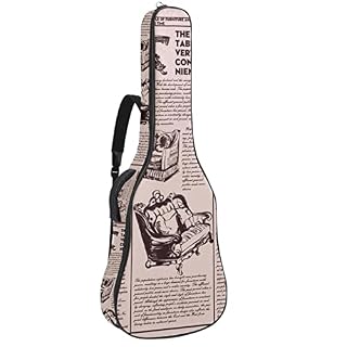 Housse de protection épaisse en éponge imperméable pour guitare acoustique, électrique, basse, guitare classique… - Les Beatles, Paul McCartney, John Lennon, RIngo Starr, George Harrison