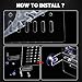Nuanchu 4 Set Acrylic Fish Tank Divider 17 x 10'' Aquarium Divider Kit Splicable Flexibly Aquarium Divider with Suction Cups Accessories Splicing Board for 30/40/50/65/75/90/125/150 Gallon Tank