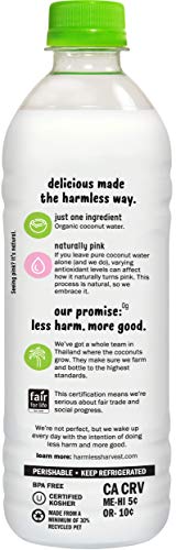 Harmless Harvest Raw Organic Coconut Water, 16 Oz #TOP1