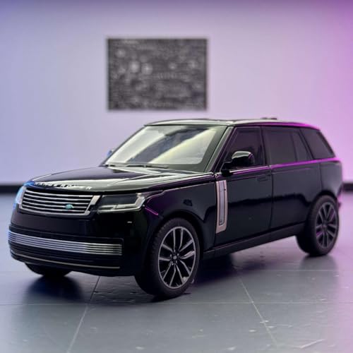 Image of FEXXA 1:32 Scale Ran GE Rover 2022 Die-Cast Metal Car with Sport car Openable Doors Light and Sound,Pull Back Function Indoor Outdoor Toy for Kids (1.32 Scale- Black)