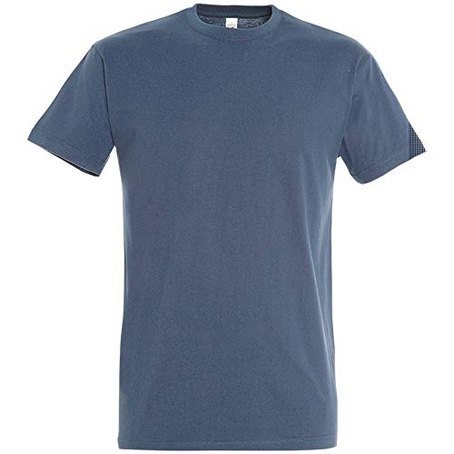 SOLS Imperial - T-shirt épais à manches courtes - Homme (5XL) (Denim)