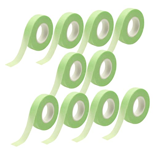 MUSISALY Eyelash Bonding Tape 10 Rolls 9m/roll Lash Extension Adhesive Soft Non-woven Easy Peel off