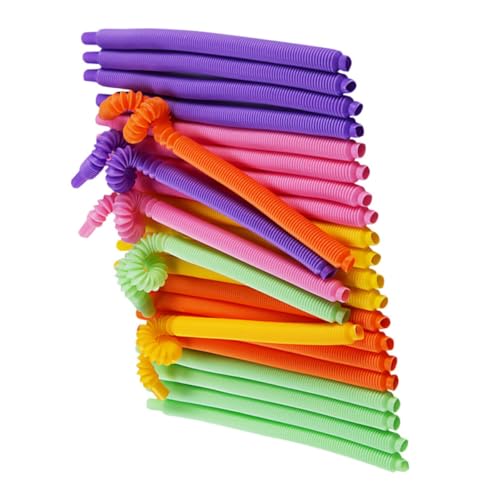 30 pitillos coloridos flexibles para beber 19 cm miniatura 2