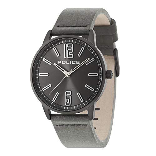 Police Esquire X Leather Bracelet Analog Watch for Men