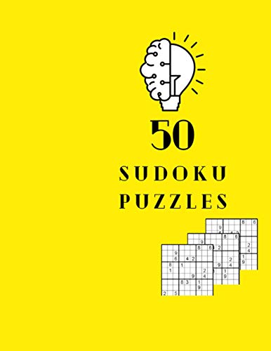 50 Sudoku Puzzles:: Large print sudoku puzzles accompanied by solutions